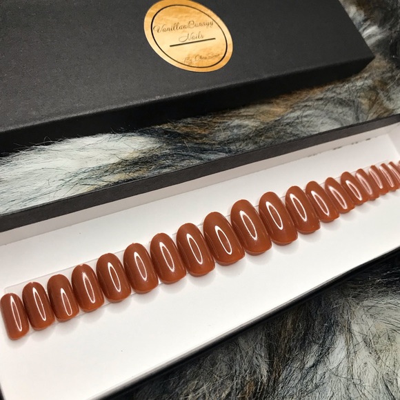 Press On Nails 🍫 Style:  Chocolate 😍😋 - Picture 6 of 8